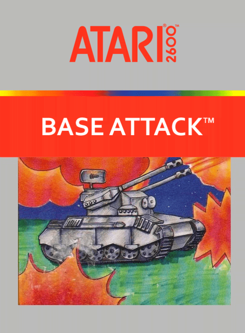 Base Attack box art for Atari 2600